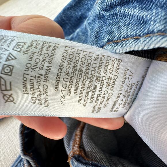 Crewcuts Girl's Straight Leg Jeans VGUC 8 - Picture 5 of 7